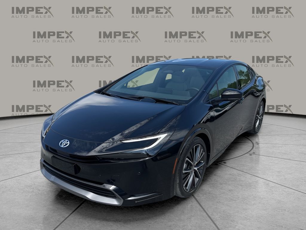Midnight Black Metallic 2025 Toyota Prius XLE FWD Hatchback Front-Wheel Drive Continuously Variable Transmission