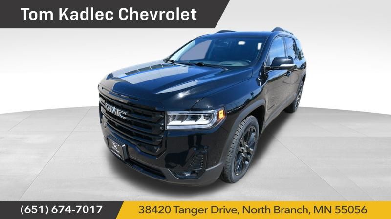 Black (Ebony Twilight Metallic) 2022 GMC Acadia SLT AWD SUV / Crossover Four-Wheel Drive 9-Speed Automatic