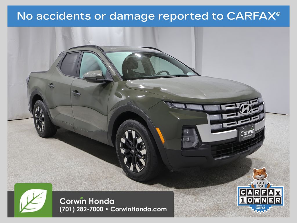 Rockwood Green 2025 Hyundai Santa Cruz Pickup Truck Front-Wheel Drive 8-Speed Automatic