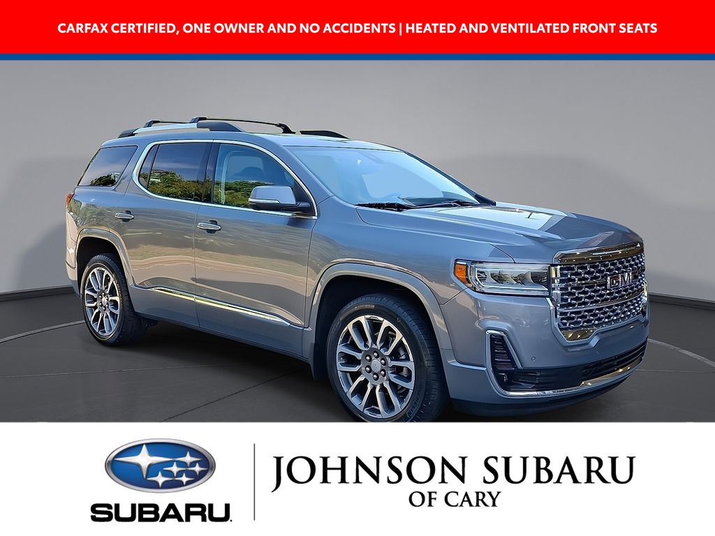Gray (Satin Steel Metallic) 2021 GMC Acadia SUV / Crossover Front-Wheel Drive 9-Speed Automatic