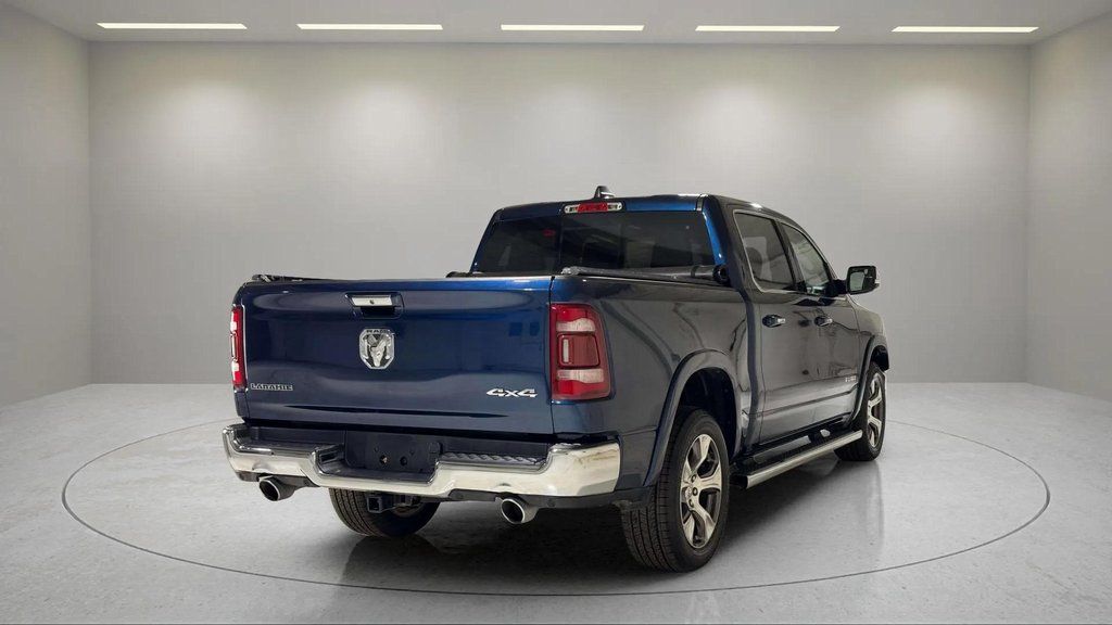 Used 2021 Patriot Blue Pearlcoat Ram Laramie image 3