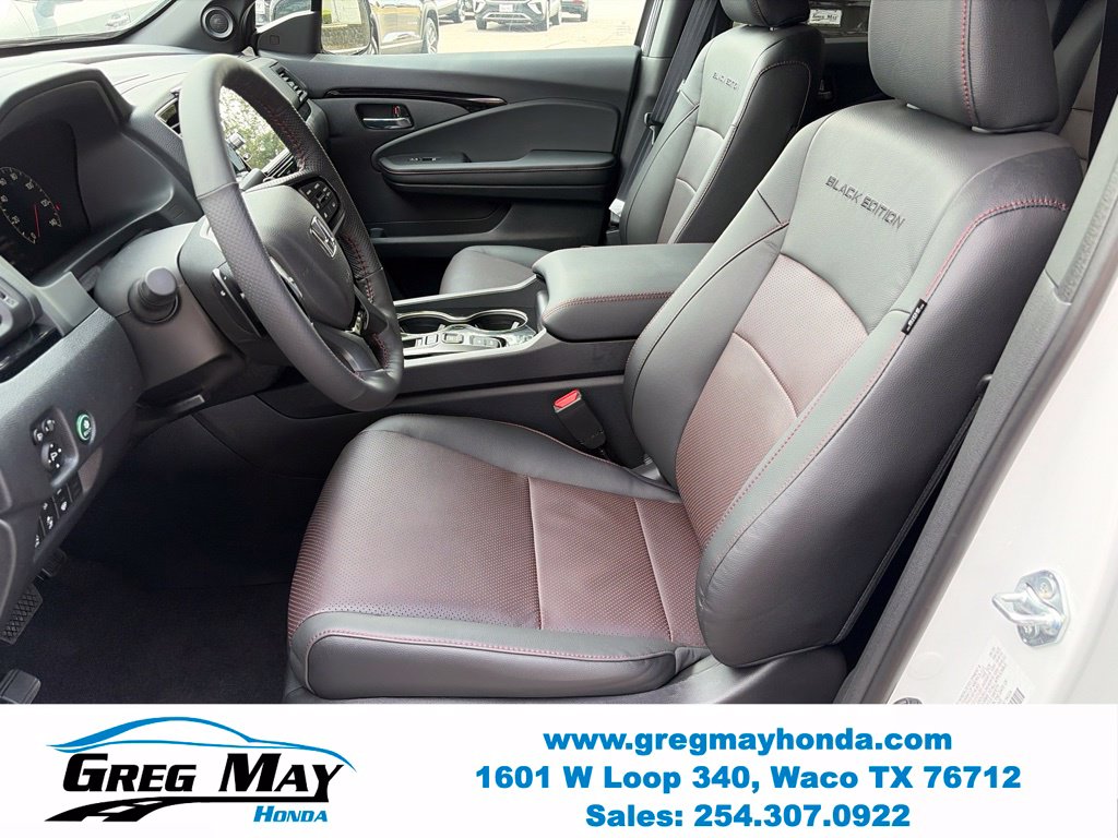 2026 Honda Ridgeline Black Edition White at Greg May Honda