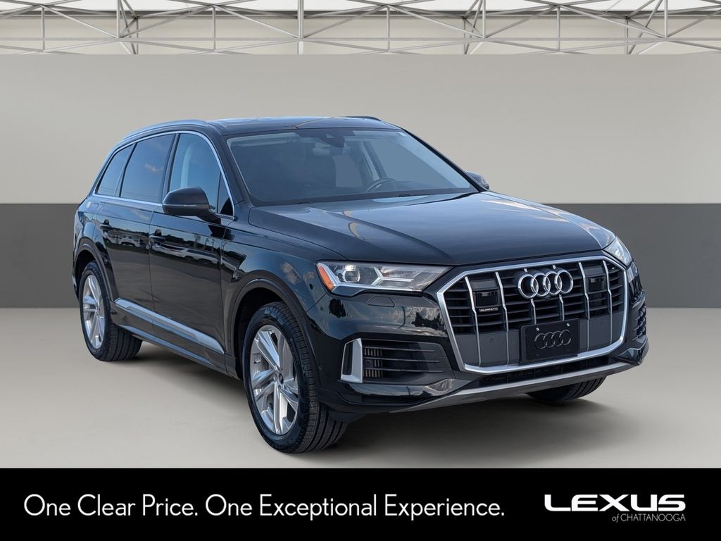 Mythos Black Metallic 2022 Audi Q7 SUV / Crossover All-Wheel Drive 8-Speed Automatic