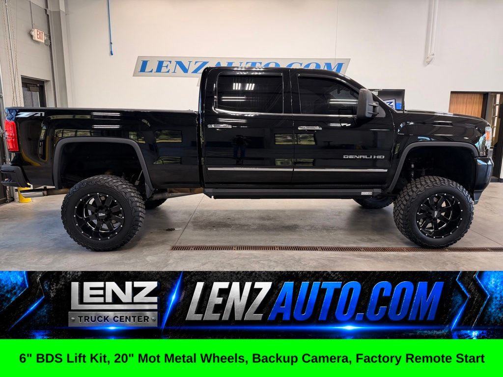 Onyx Black 2015 GMC Sierra 2500HD Pickup Truck Four-Wheel Drive 6-Speed Automatic Overdrive