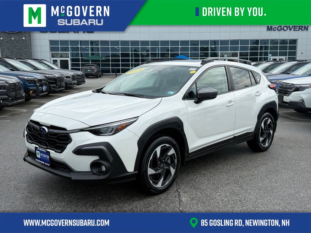Crystal White Pearl 2024 Subaru Crosstrek SUV / Crossover All-Wheel Drive Continuously Variable Transmission