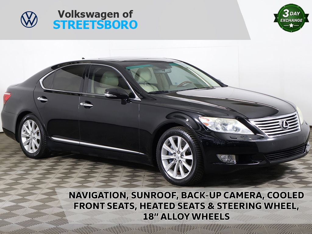 Black (Obsidian) 2010 Lexus LS 460 AWD Sedan All-Wheel Drive 8-Speed Automatic