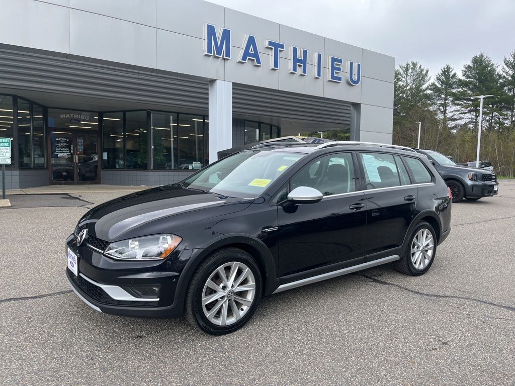 Deep Black 2017 Volkswagen Golf Alltrack SE 4Motion AWD Wagon All-Wheel Drive 6-Speed Dual Clutch