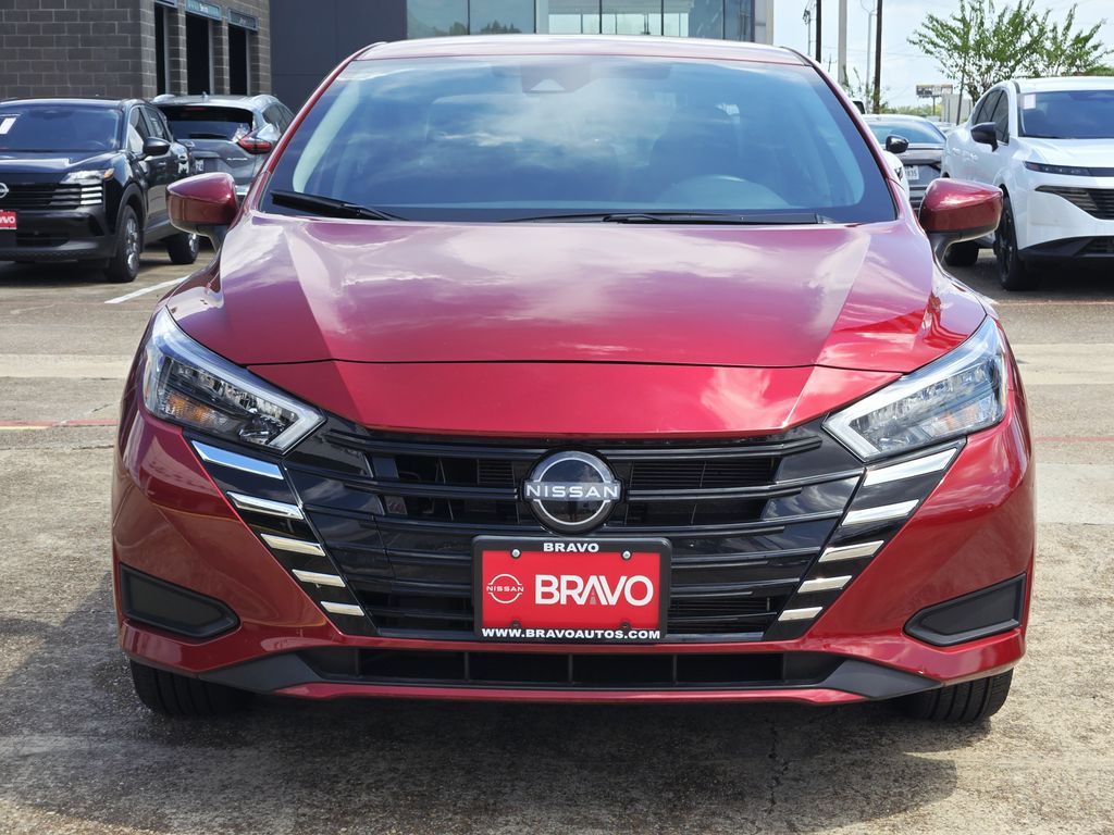 2025 Nissan Versa 1.6 SV Red at South Houston Nissan