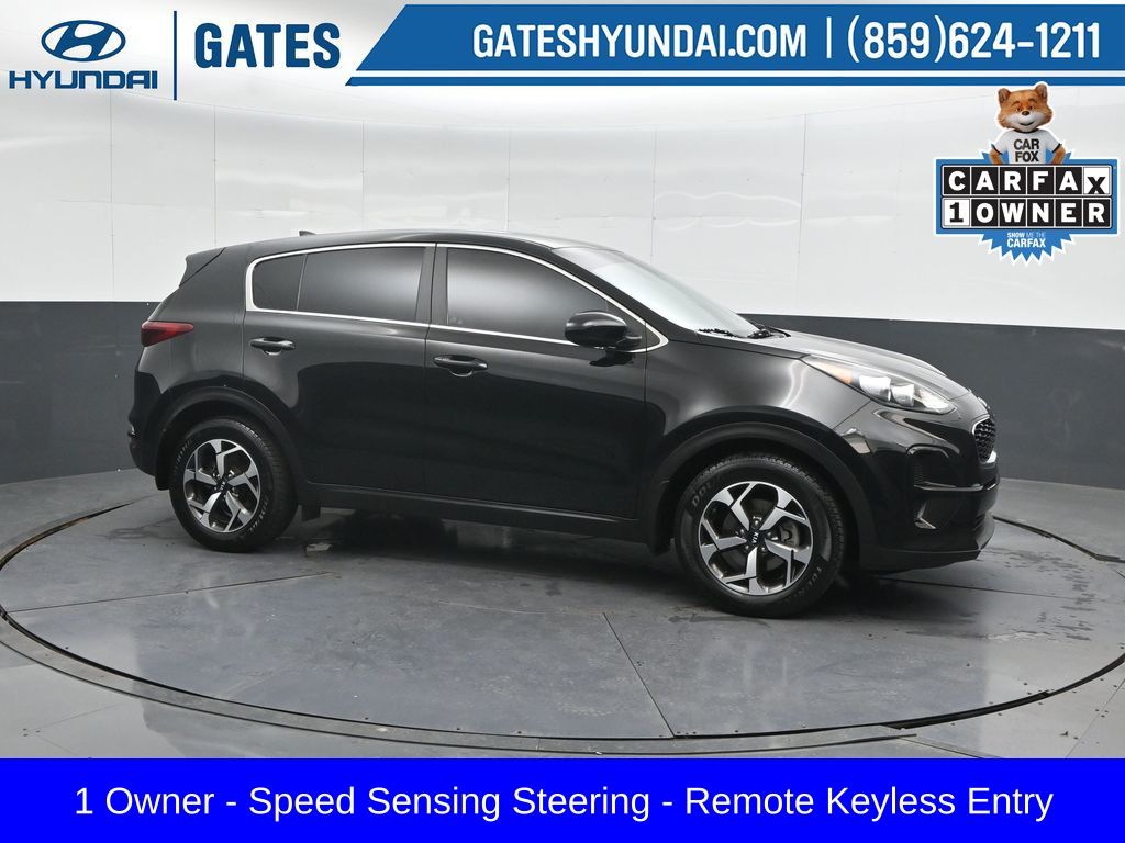Black Cherry Pearl 2022 Kia Sportage LX FWD SUV / Crossover Front-Wheel Drive 6-Speed Automatic Overdrive