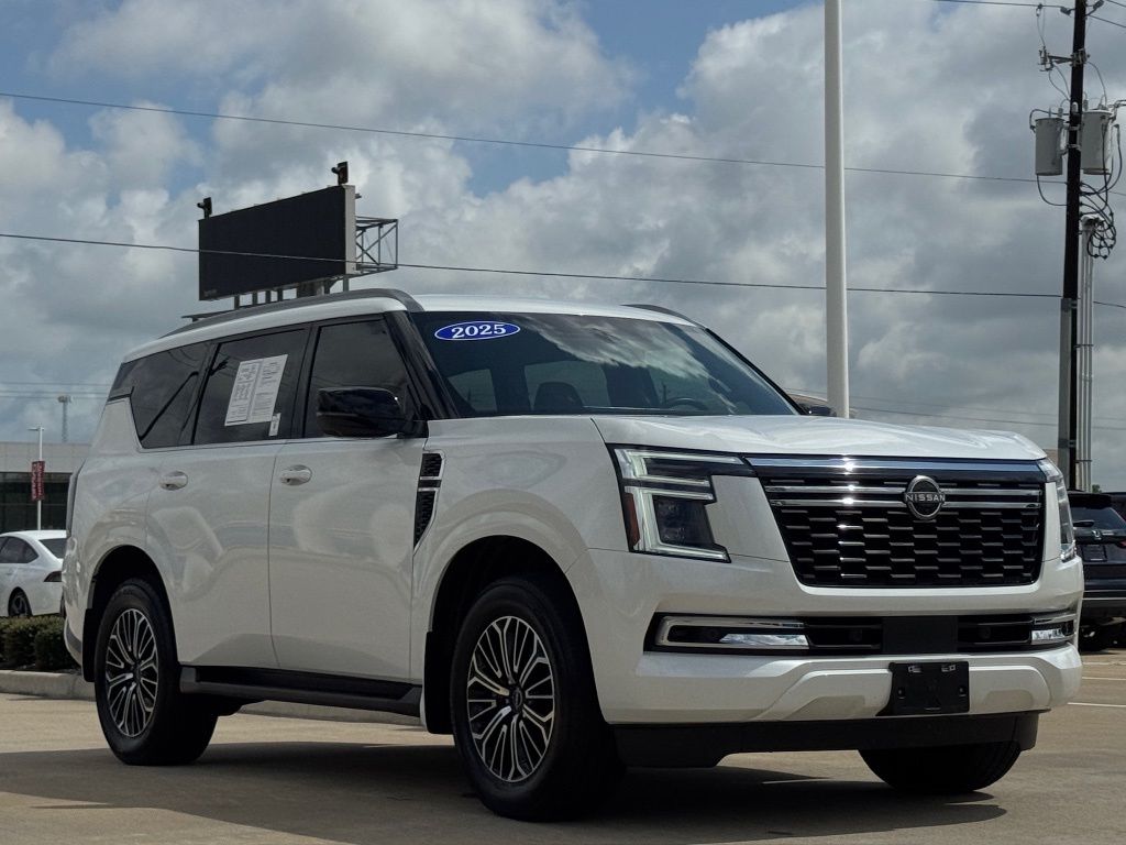 2025 Nissan Armada SL White at Central Houston Nissan