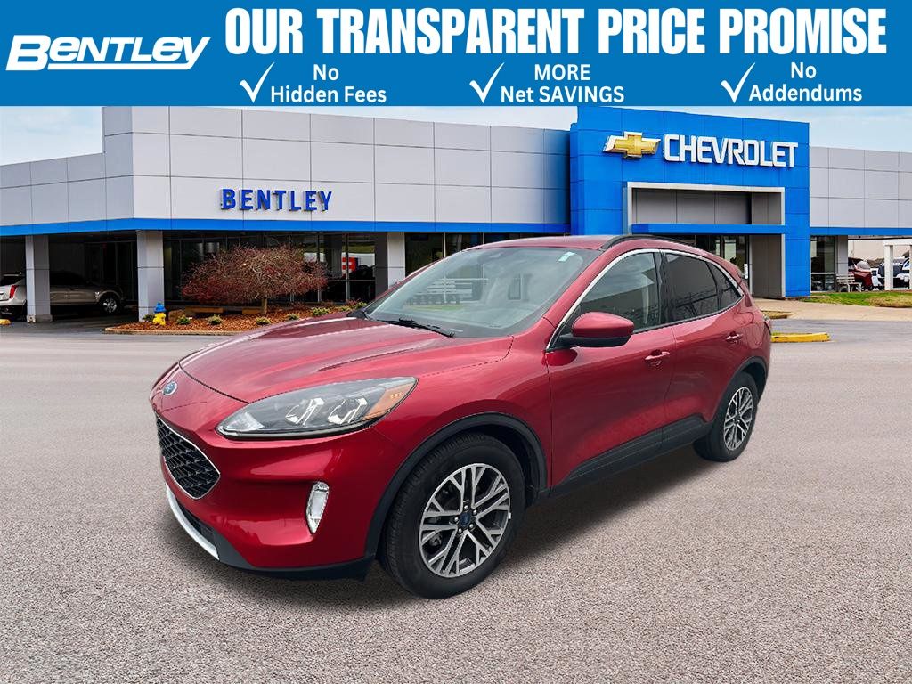 Red Metallic 2020 Ford Escape SEL FWD SUV / Crossover Front-Wheel Drive 8-Speed Automatic