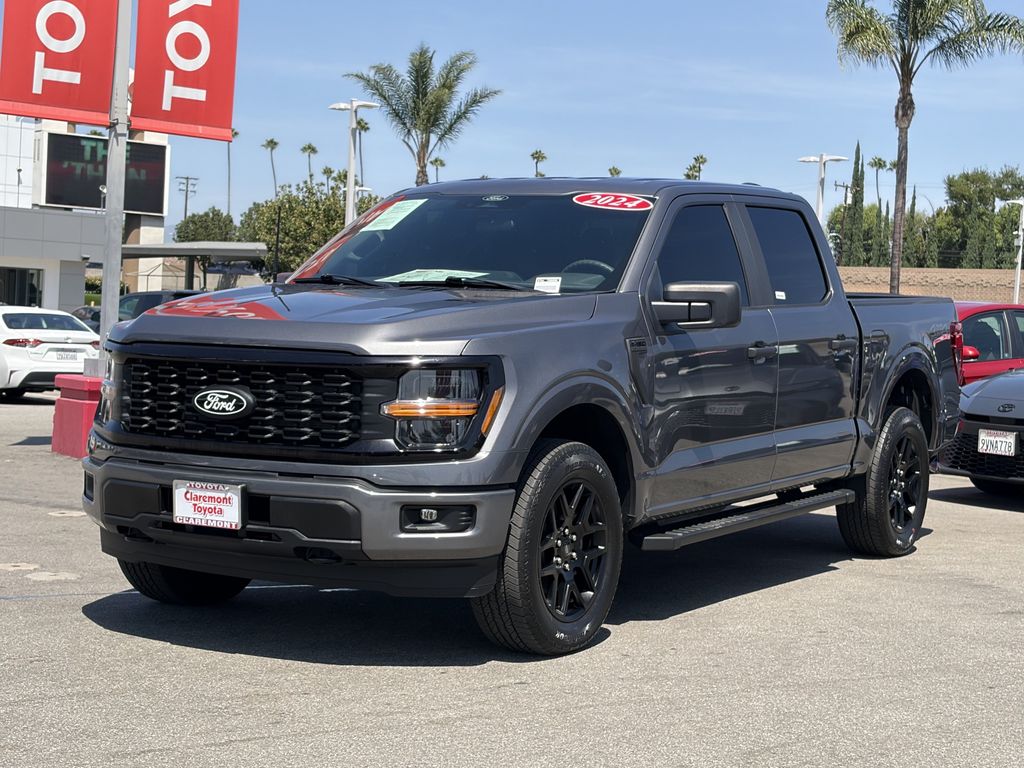 Gray Metallic 2024 Ford F-150 Pickup Truck Four-Wheel Drive Automatic