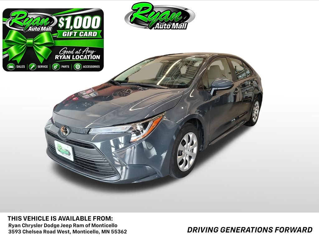 Underground 2025 Toyota Corolla Sedan Front-Wheel Drive Continuously Variable Transmission