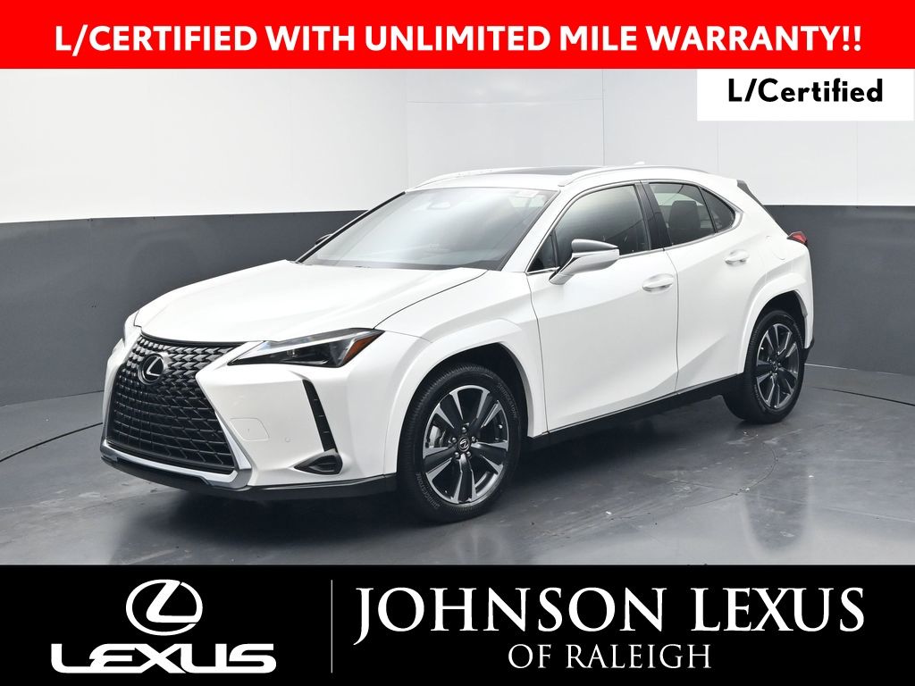 Eminent White Pearl 2025 Lexus UX Hybrid 300h Premium FWD SUV / Crossover Front-Wheel Drive Continuously Variable Transmission