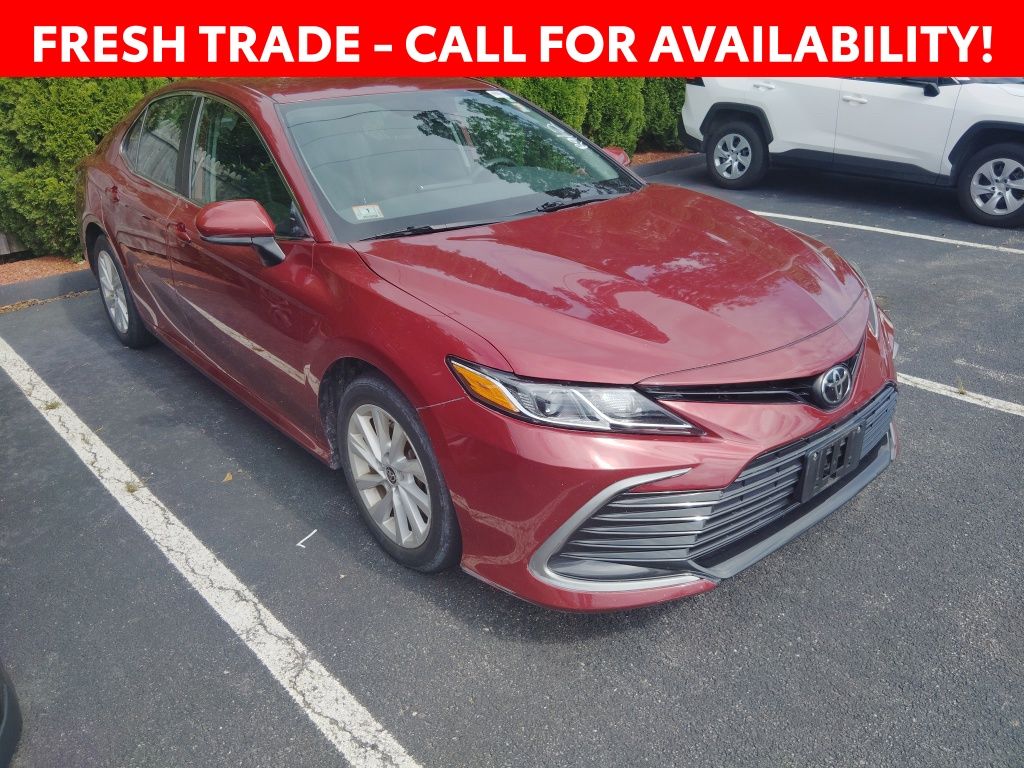 Red (Ruby Flare Pearl) 2021 Toyota Camry Sedan All-Wheel Drive Automatic