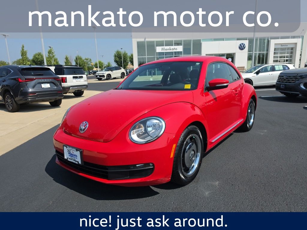 Tornado Red 2012 Volkswagen Beetle Hatchback Front-Wheel Drive 6-Speed Automatic
