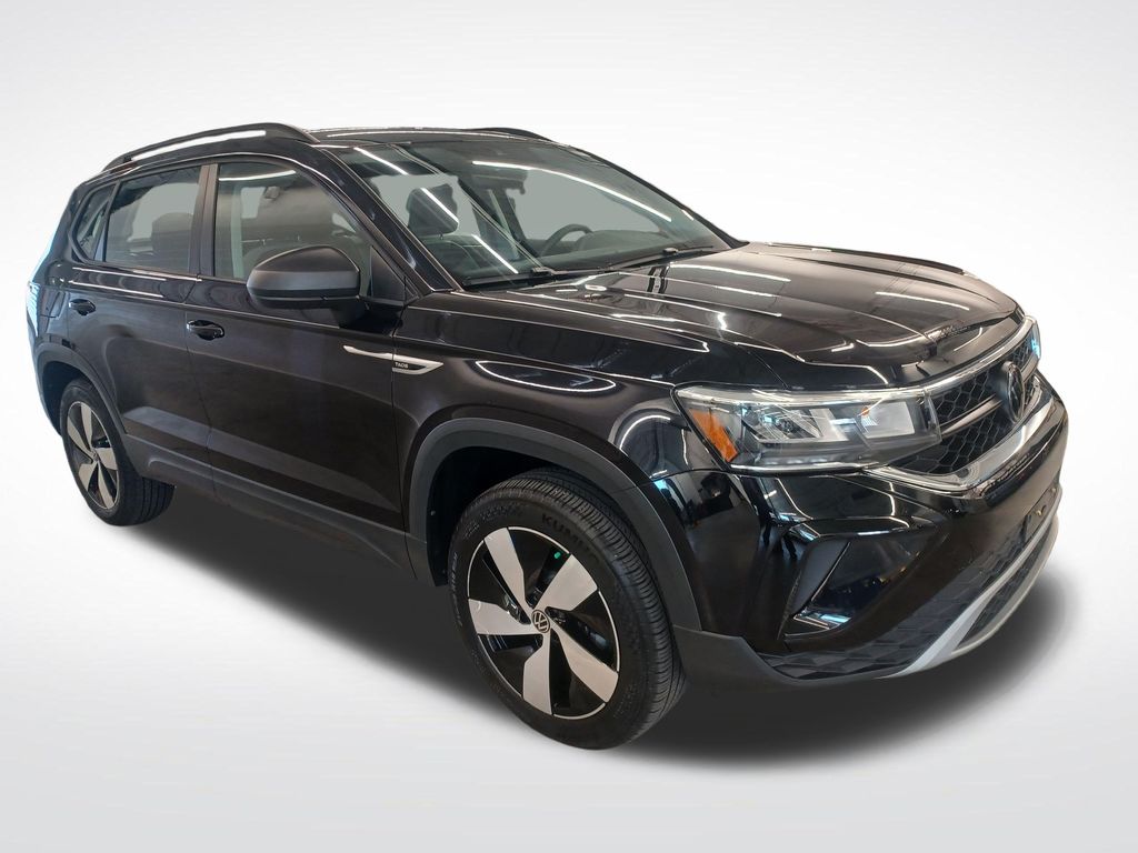 Deep Black 2024 Volkswagen Taos S 4Motion SUV / Crossover All-Wheel Drive 7-Speed Dual Clutch
