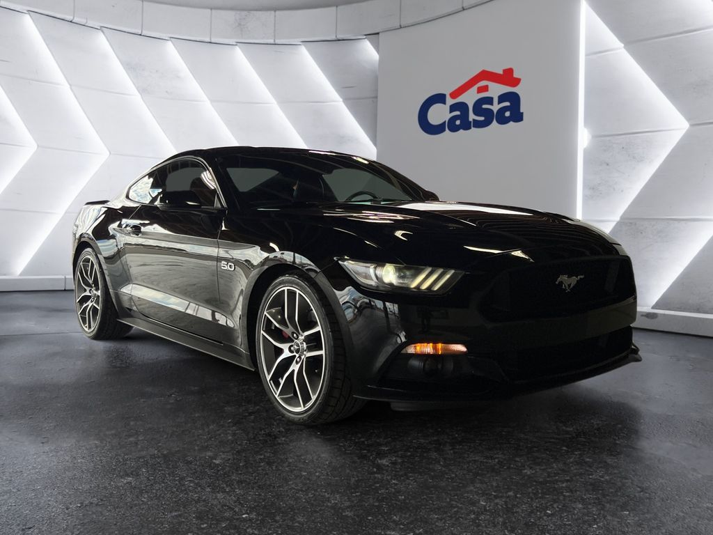 Shadow Black 2017 Ford Mustang GT Premium Coupe RWD Coupe Rear-Wheel Drive 6-Speed Automatic