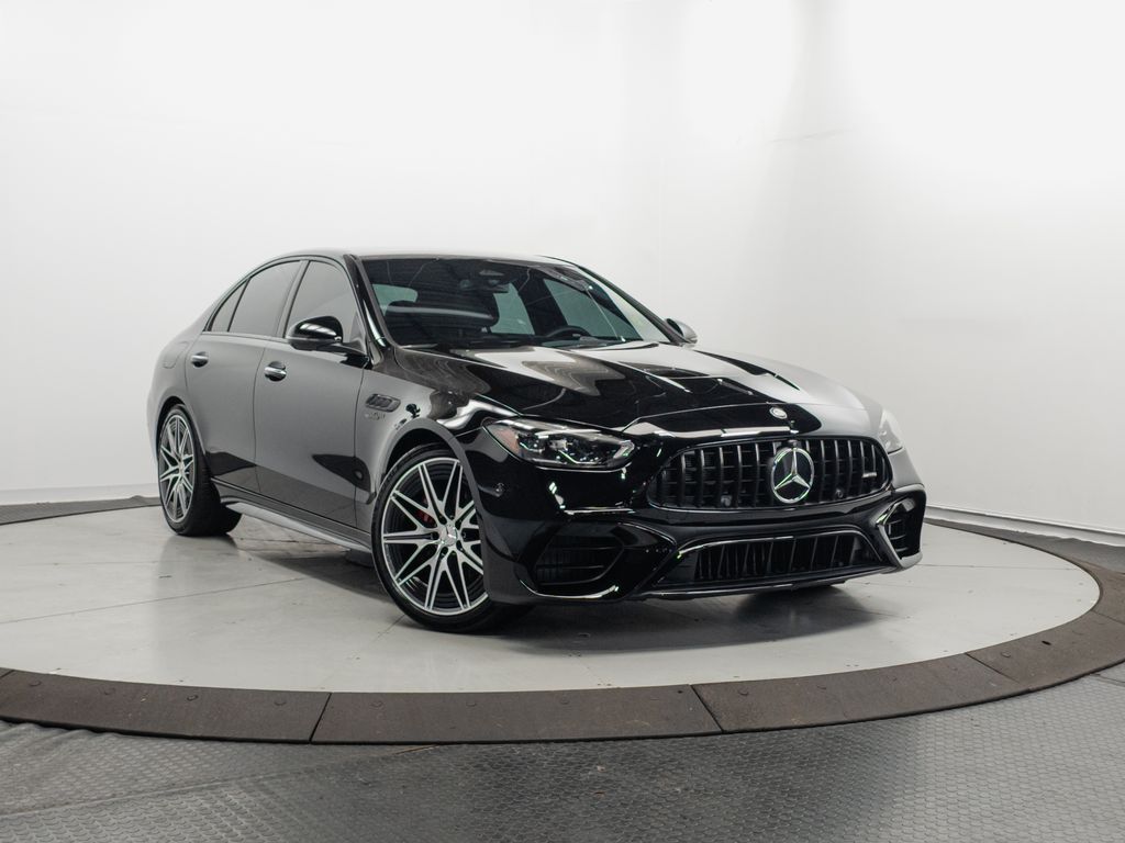 Black 2025 Mercedes-Benz C-Class Sedan All-Wheel Drive 9-Speed Automatic