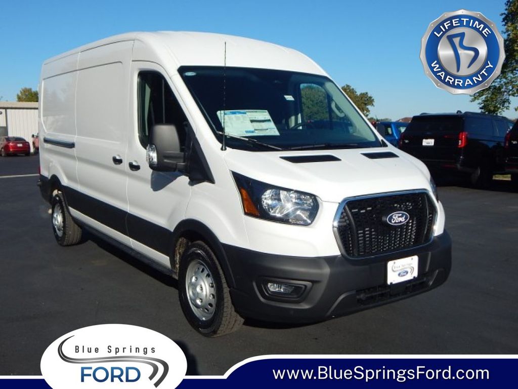 Oxford White 2026 Ford Transit Cargo 250 Medium Roof LB AWD Van All-Wheel Drive