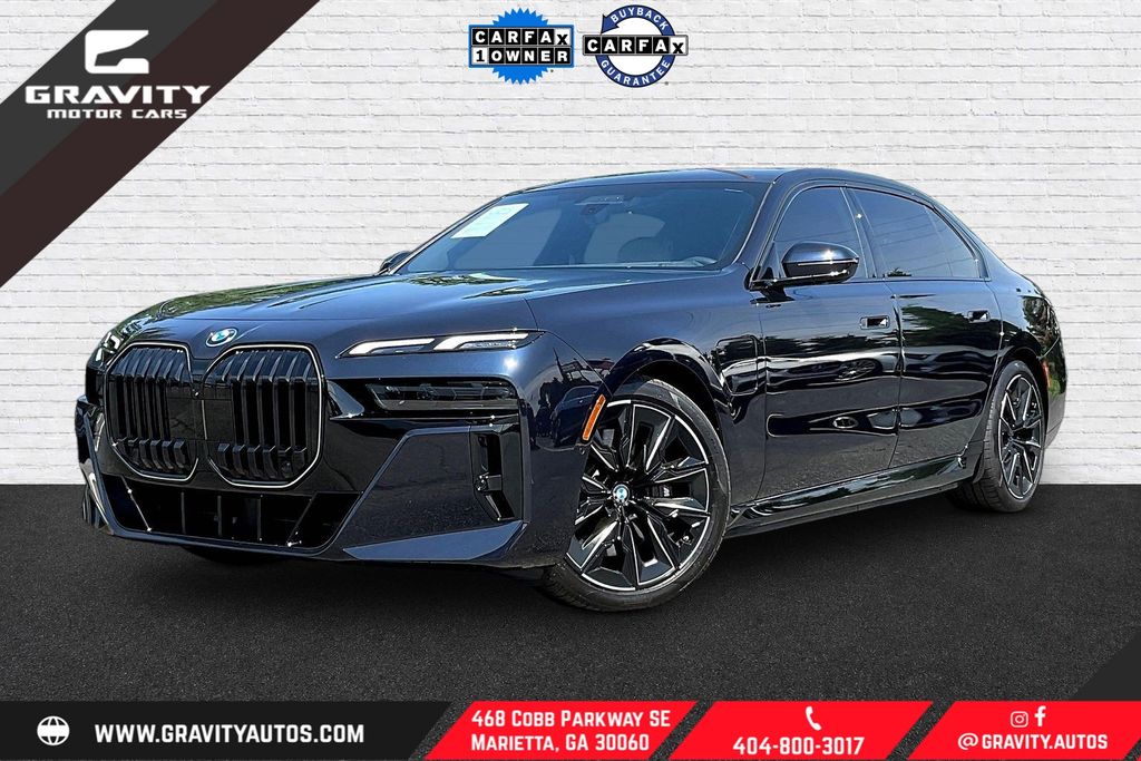 Carbon Black Metallic 2025 BMW 7 Series Sedan All-Wheel Drive 8-Speed Automatic