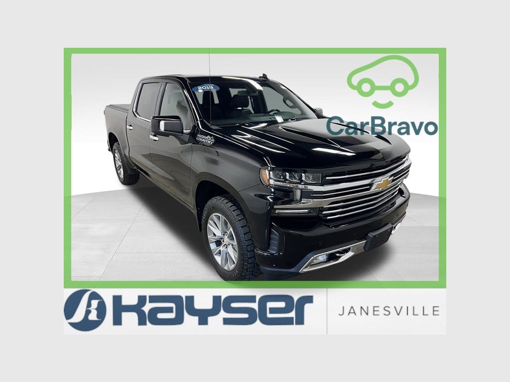 Black 2019 Chevrolet Silverado 1500 Pickup Truck Four-Wheel Drive 8-Speed Automatic
