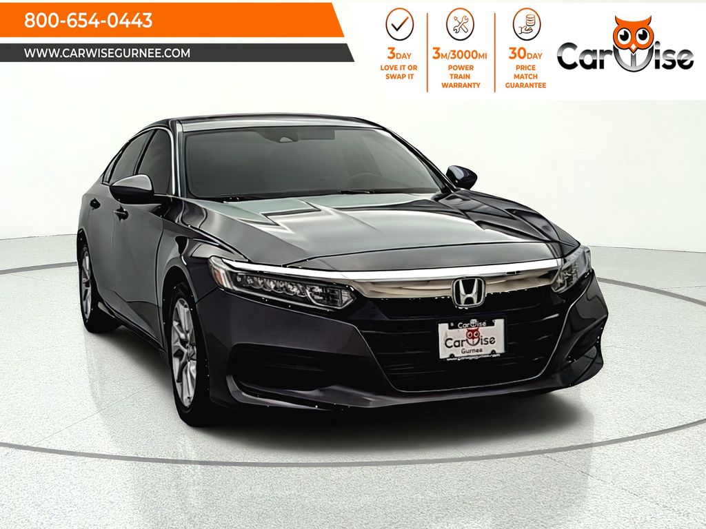 Gray 2019 Honda Accord Sedan Front-Wheel Drive Continuously Variable Transmission