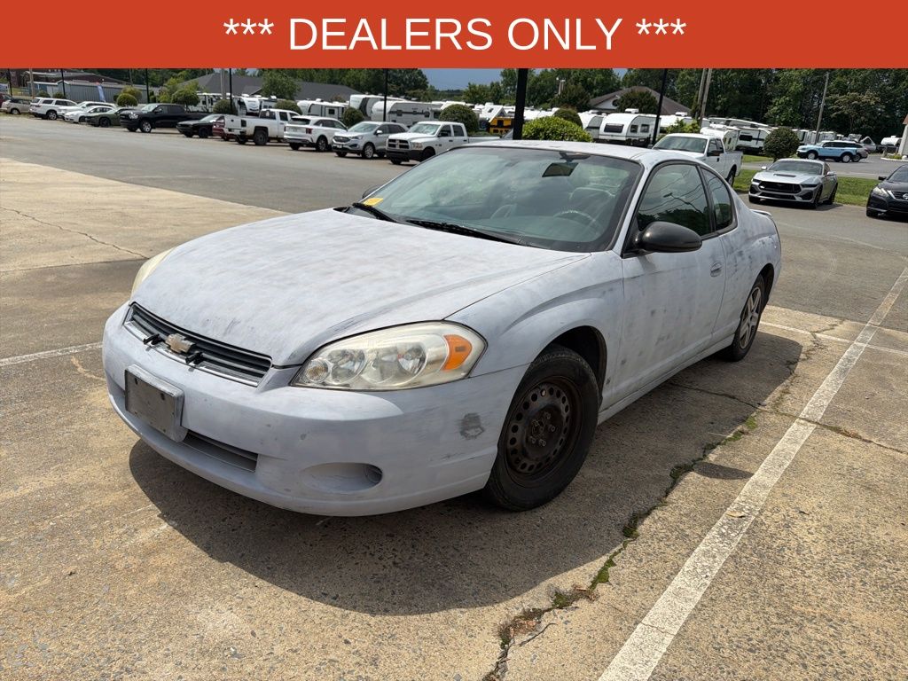 Dark Silver Metallic 2007 Chevrolet Monte Carlo Coupe Front-Wheel Drive 4-Speed Automatic Overdrive