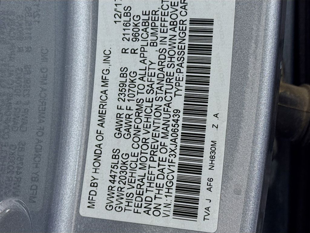 Used Car 2018 Honda Accord  Sport For Sale Under $20,000 In Austin, Texas