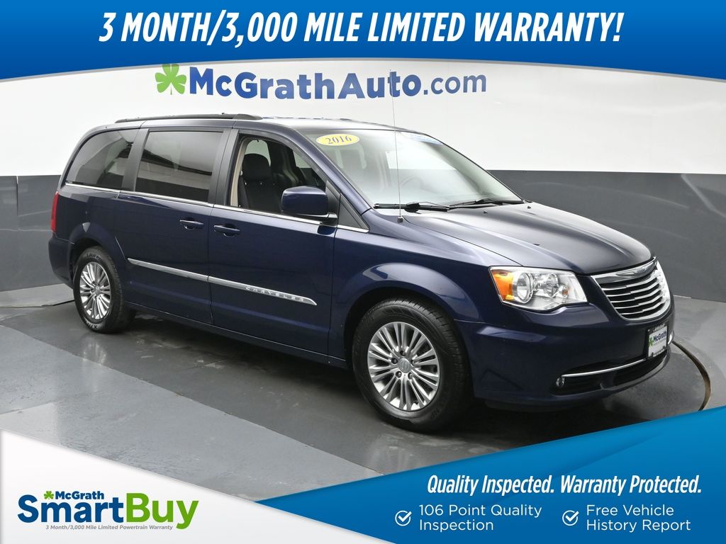 True Blue Pearlcoat 2016 Chrysler Town & Country Touring-L FWD Minivan Front-Wheel Drive 6-Speed Automatic