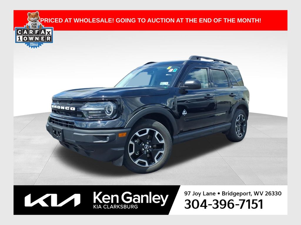 Shadow Black 2023 Ford Bronco Sport Outer Banks AWD SUV / Crossover All-Wheel Drive 8-Speed Automatic