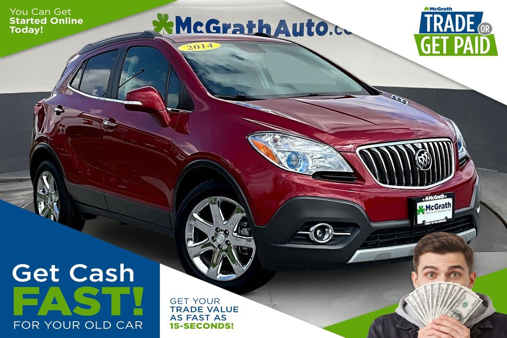 Ruby Red Metallic 2014 Buick Encore Leather FWD SUV / Crossover Front-Wheel Drive 6-Speed Automatic
