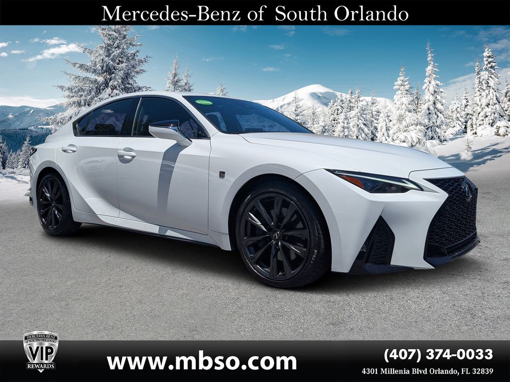 Ultra White 2025 Lexus IS Sedan Rear-Wheel Drive 8-Speed Automatic
