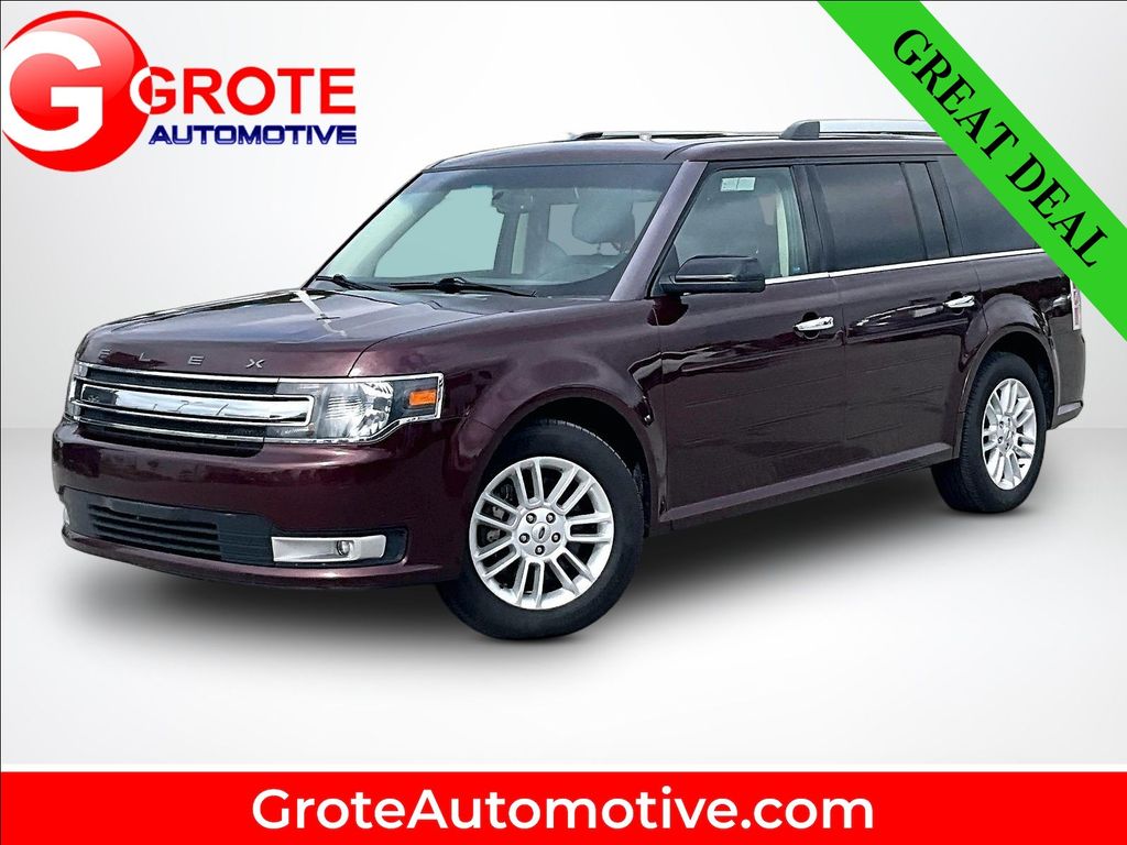 Red (Burgundy) 2018 Ford Flex SUV / Crossover Front-Wheel Drive 6-Speed Automatic