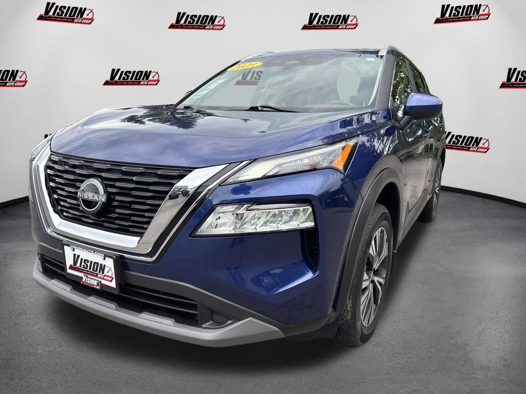 Caspian Blue Metallic 2023 Nissan Rogue SUV / Crossover All-Wheel Drive Continuously Variable Transmission