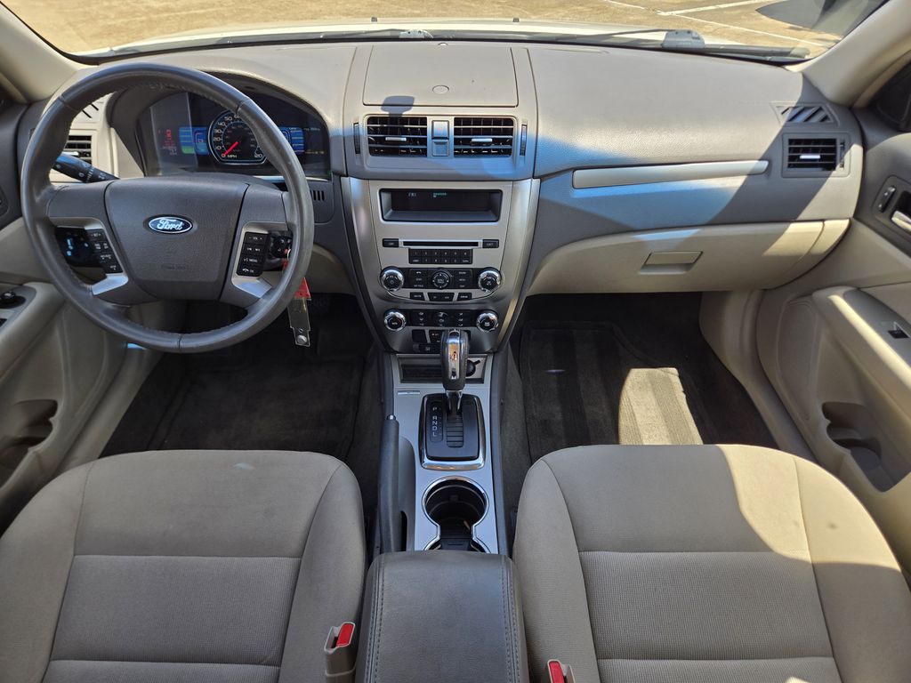 2012 Ford Fusion Hybrid Base White at Shottenkirk Kia Fort Bend