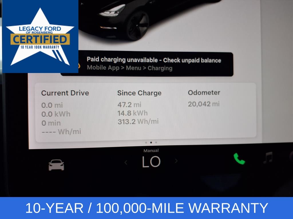 2022 Tesla Model 3 Long Range White at Genesis of Spring