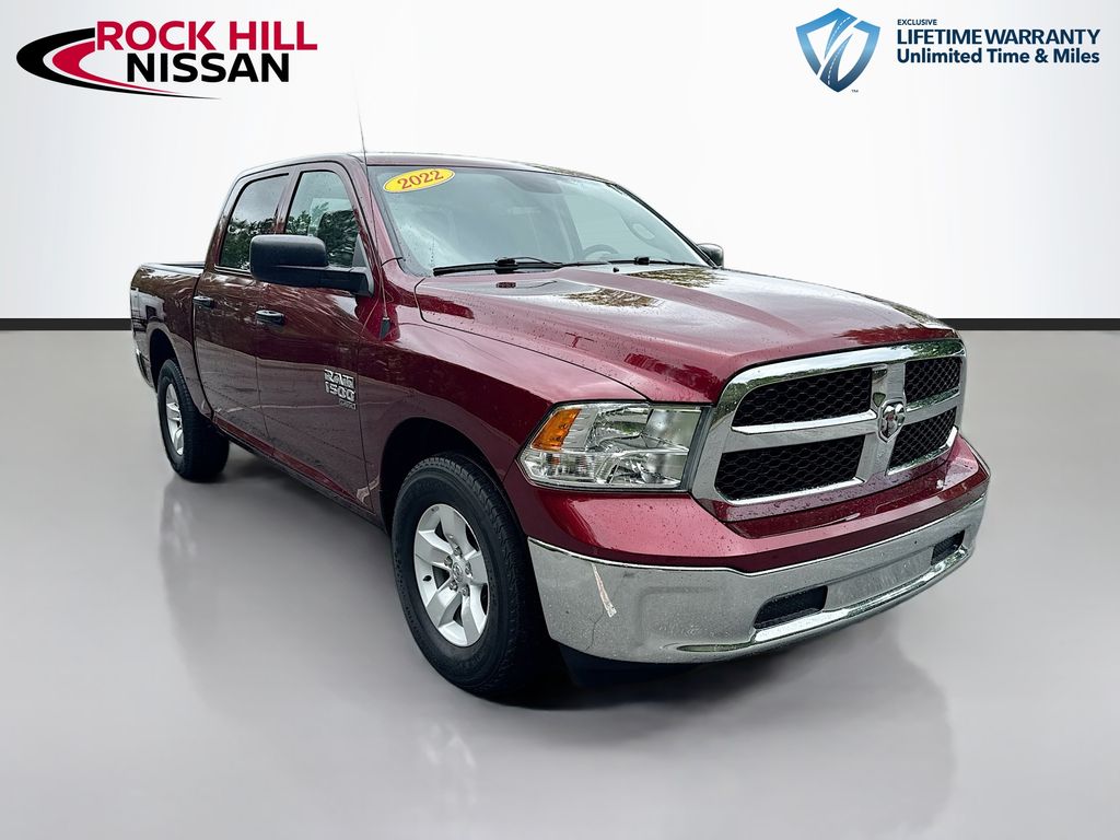 Delmonico Red Pearlcoat 2022 RAM 1500 Classic SLT Crew Cab RWD Pickup Truck 4X2 8-Speed Automatic
