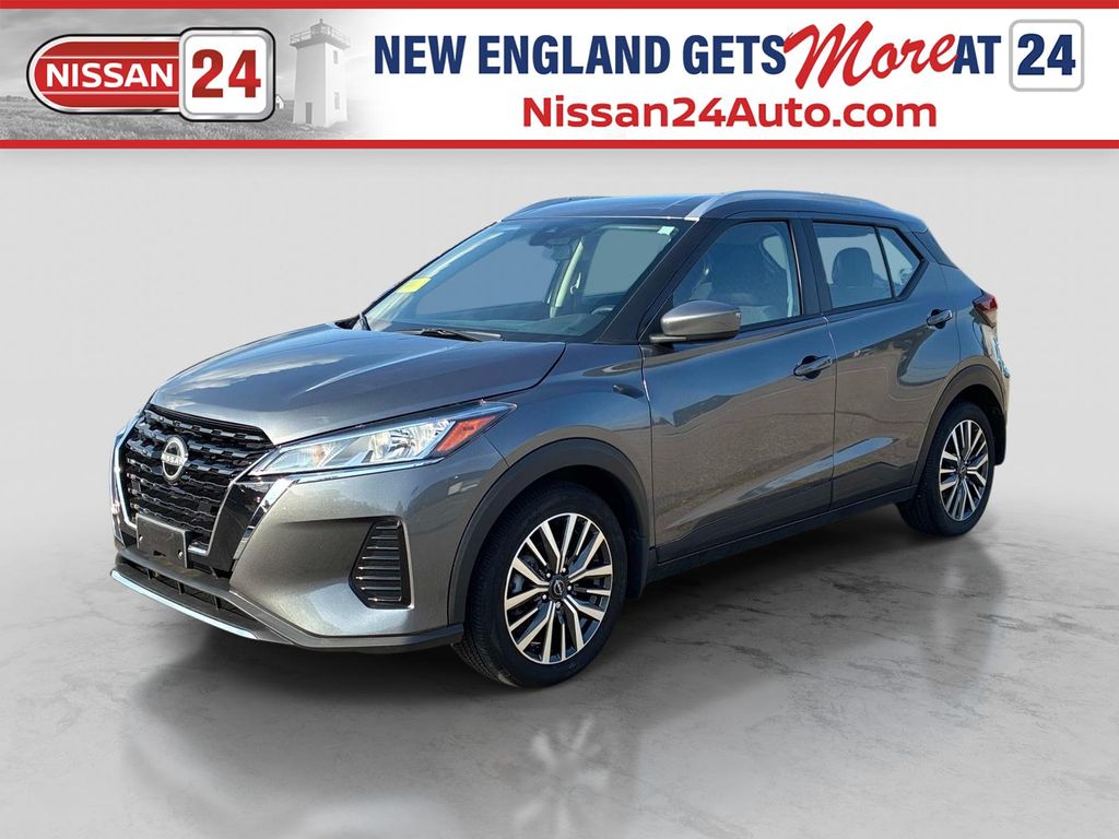 Gray (Gun Metallic) 2024 Nissan Kicks SUV / Crossover Front-Wheel Drive Continuously Variable Transmission