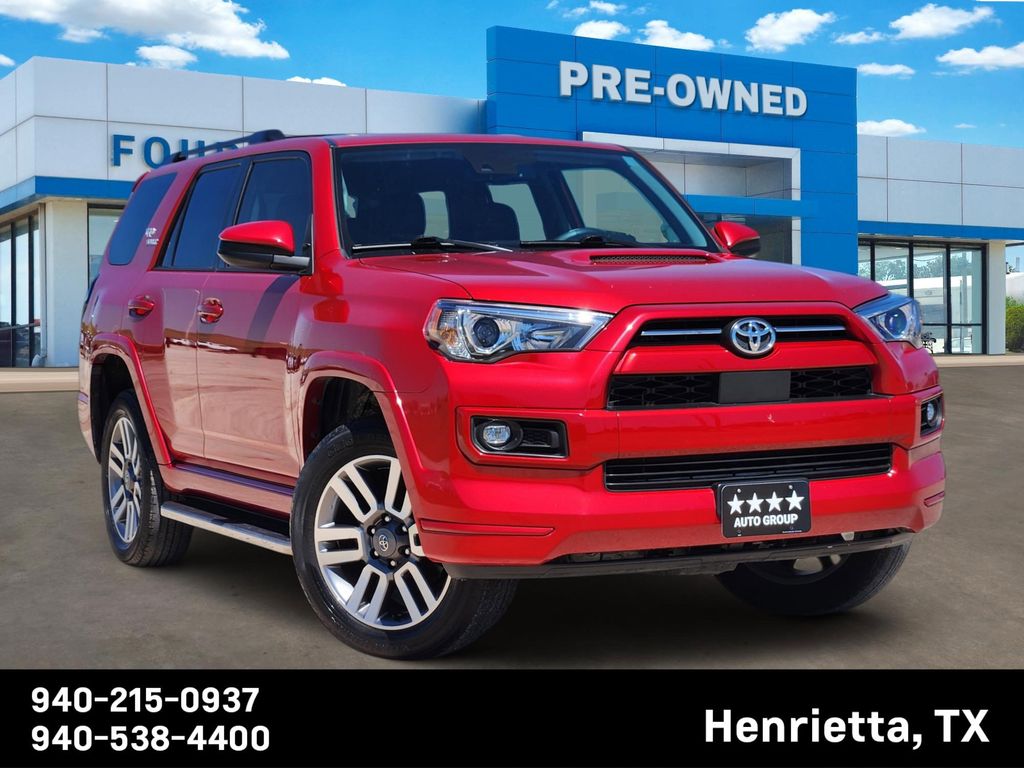 Red 2023 Toyota 4Runner TRD Sport 4WD SUV / Crossover Four-Wheel Drive 5-Speed Automatic