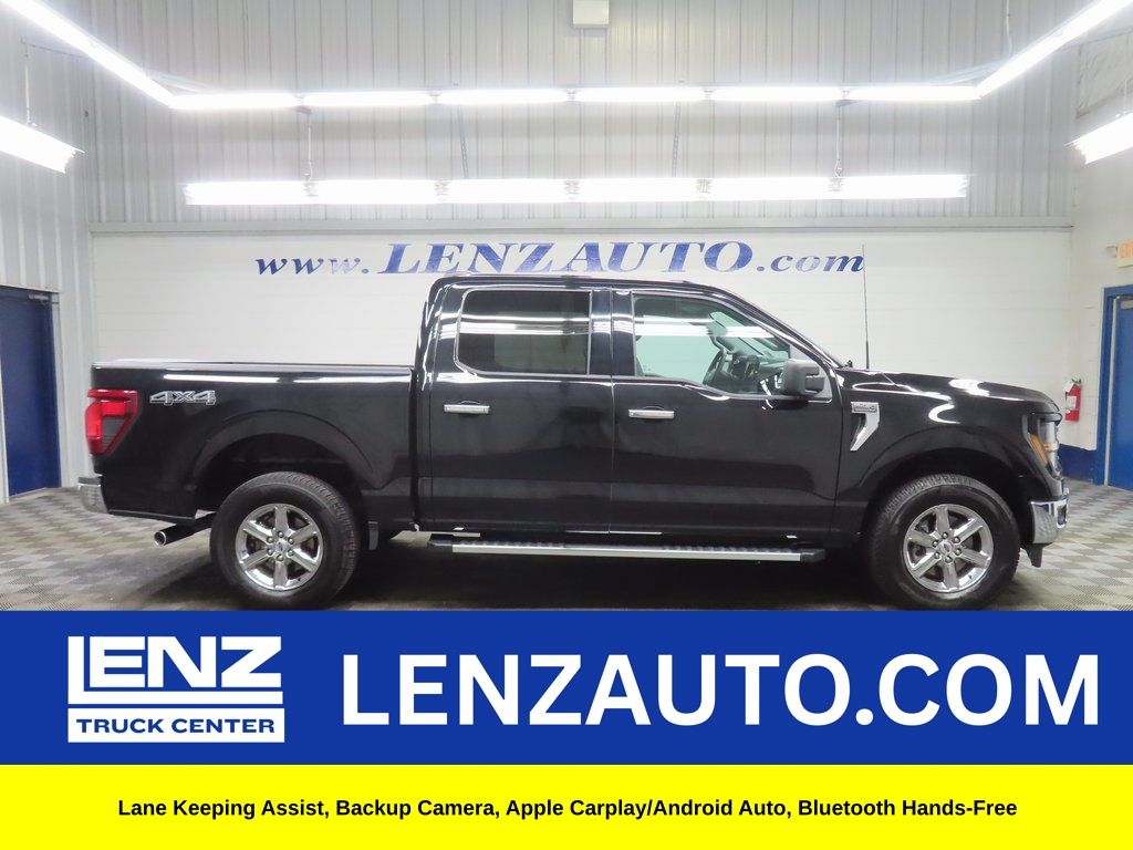 Agate Black Metallic 2025 Ford F-150 Pickup Truck Four-Wheel Drive Automatic