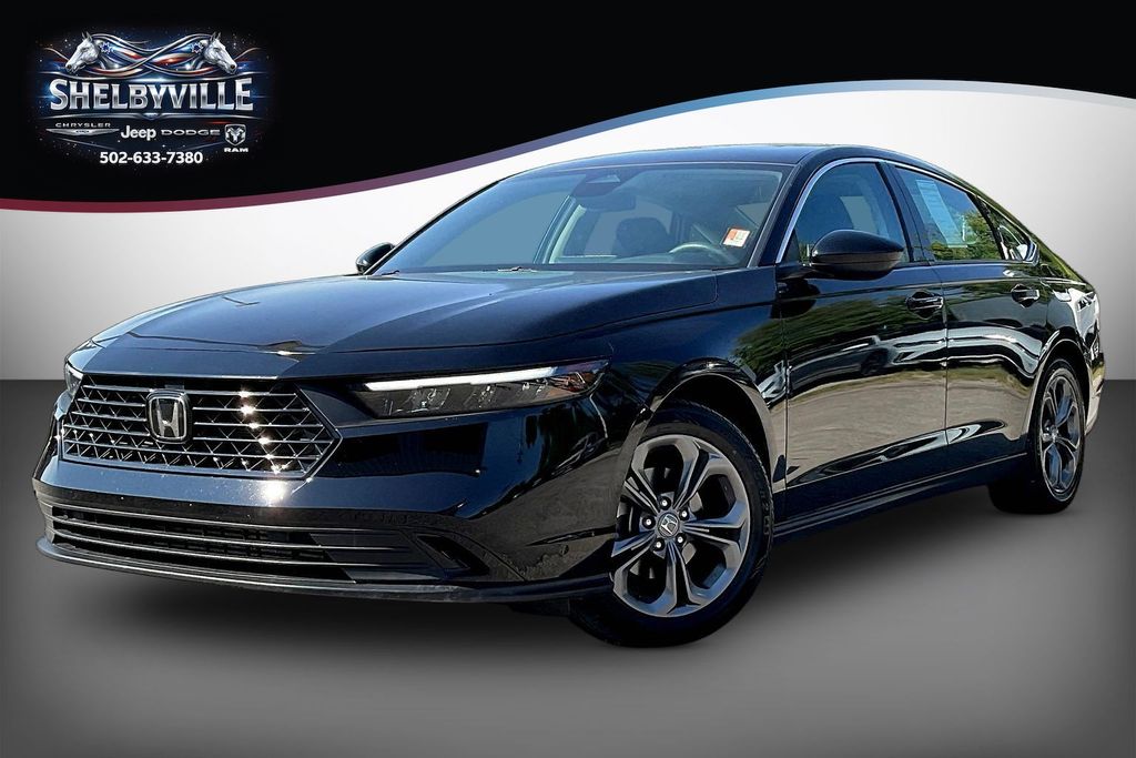 Black 2024 Honda Accord Sedan Front-Wheel Drive Continuously Variable Transmission