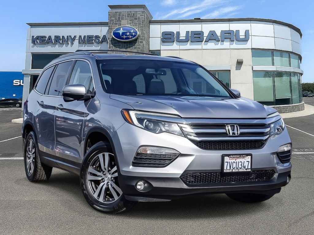 Crystal Black Pearl 2016 Honda Pilot EX-L SUV / Crossover Front-Wheel Drive 6-Speed Automatic