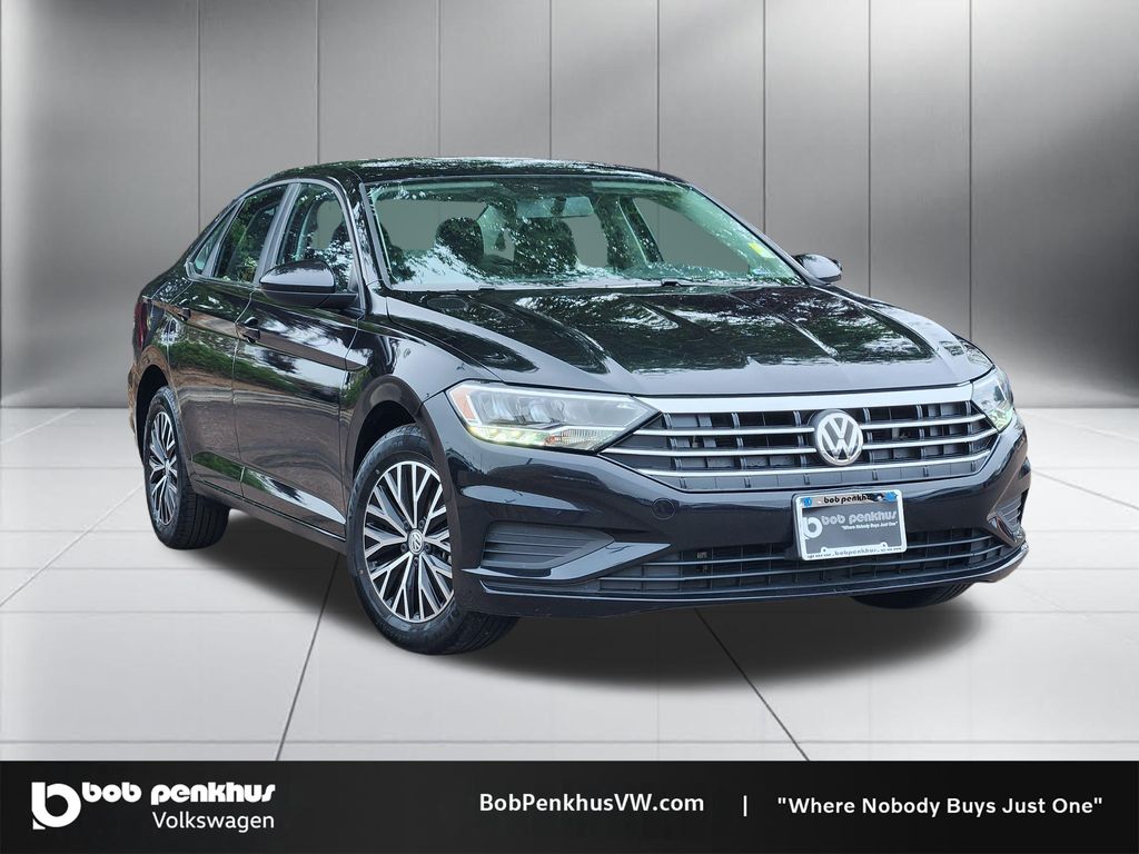 Black 2021 Volkswagen Jetta S FWD Sedan Front-Wheel Drive 8-Speed Automatic