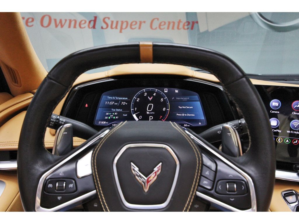 2021 Chevrolet Corvette Stingray White at Classic Chevrolet Galveston