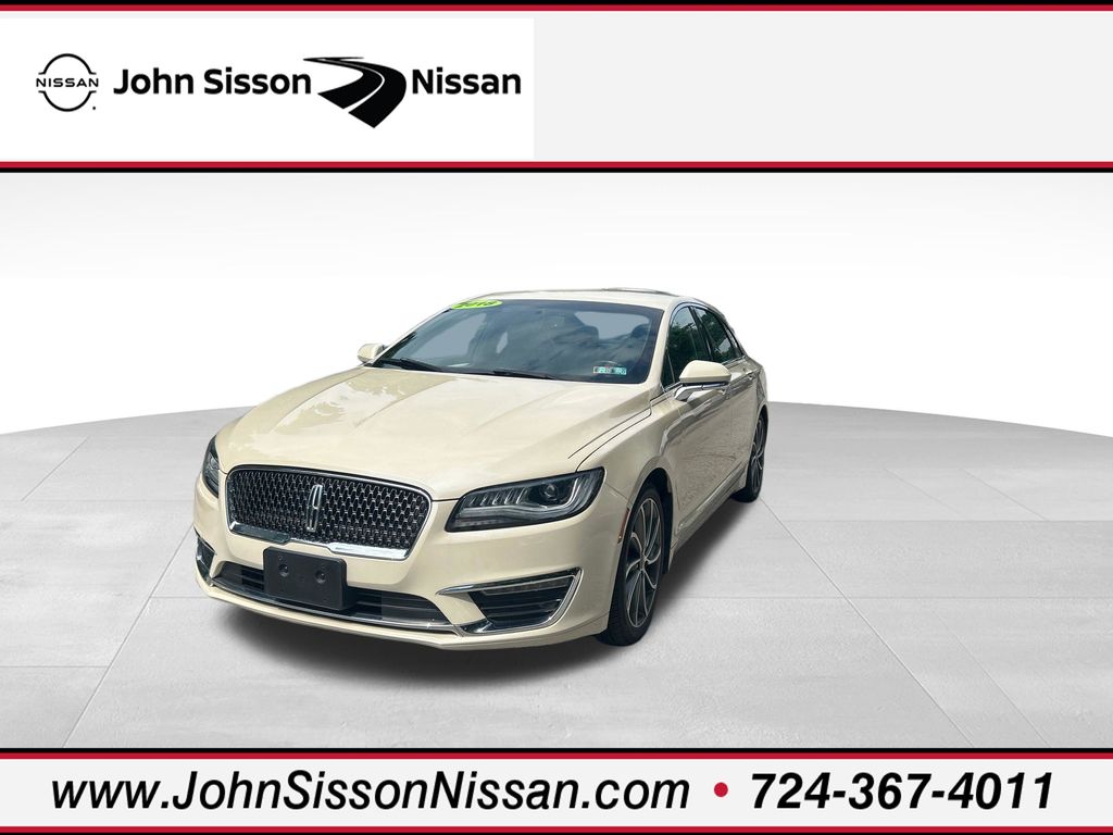 White (Ivory Pearl) 2018 Lincoln MKZ Sedan All-Wheel Drive 6-Speed Automatic