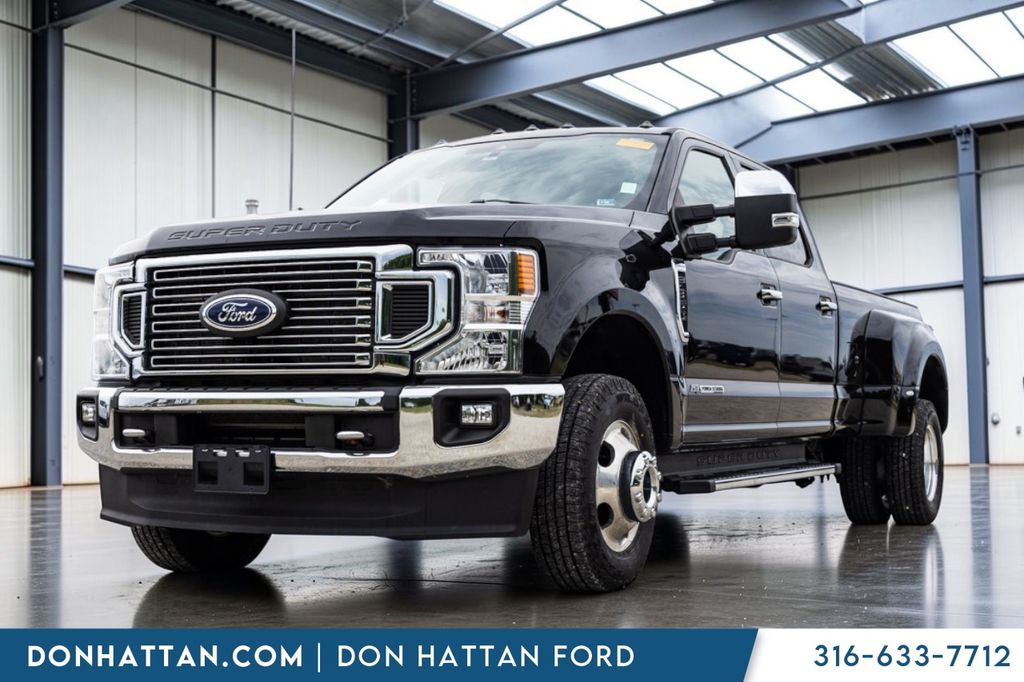 Black Metallic 2021 Ford F-350 Super Duty Pickup Truck Four-Wheel Drive Automatic