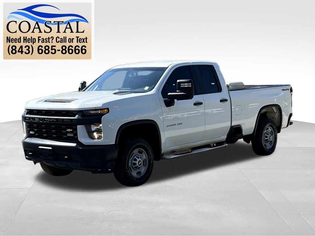 2021 Chevrolet Silverado 2500HD Work Truck White at Coastal Chevrolet Cadillac
