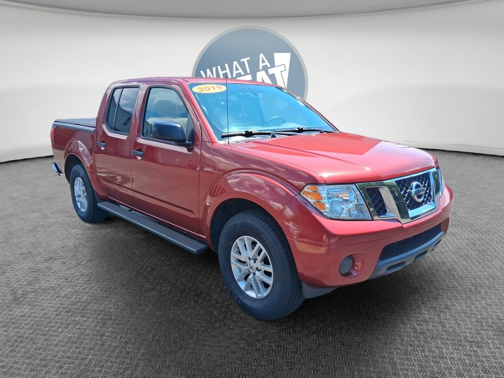 Cayenne Red Metallic 2019 Nissan Frontier Pickup Truck 4X2 5-Speed Automatic Overdrive