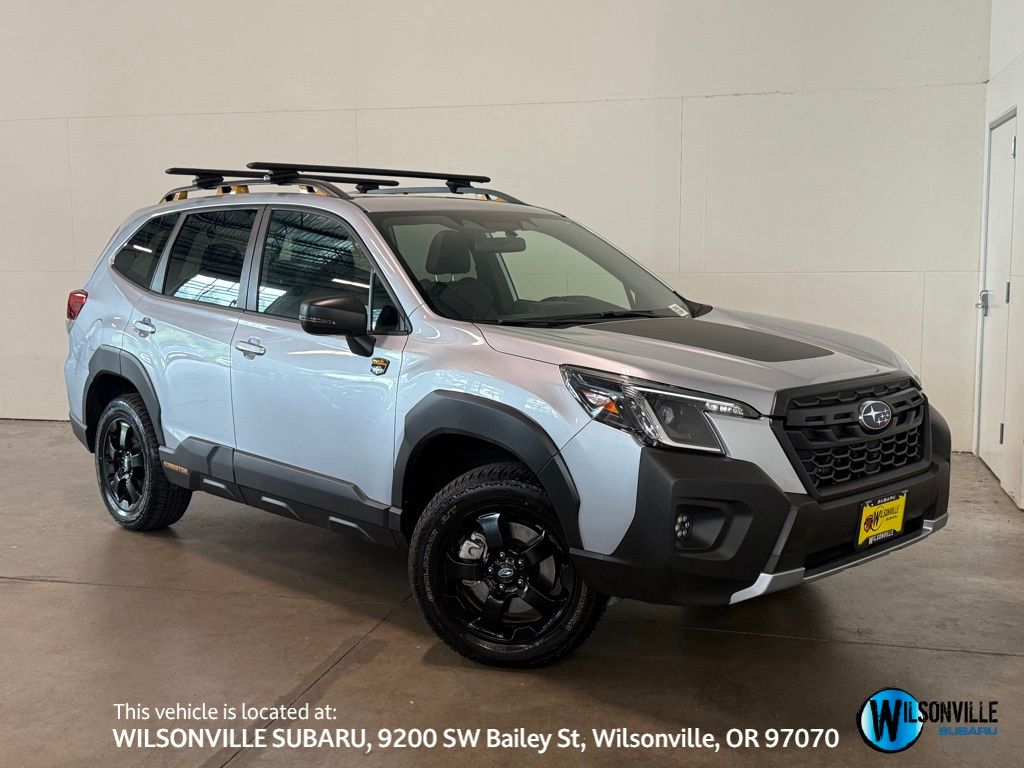 Ice Silver Metallic 2025 Subaru Forester Wilderness Crossover AWD SUV / Crossover All-Wheel Drive Continuously Variable Transmission